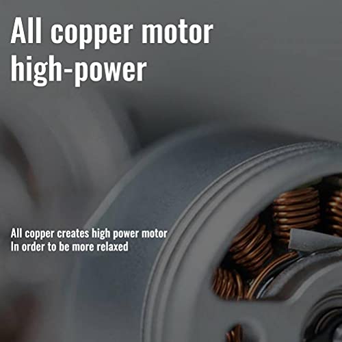 ICRPSTU Strimmer sem fio 2000 mAh 5 lâminas sobressalentes, aparador de grama telescópico leve e pot