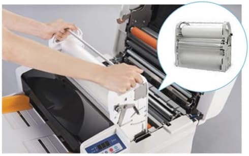 REVO Office Fully Automatic Laminator with Auto Feeder & Auto Cutter - Includes 4 Free Rolls - Encapsulation Laminator