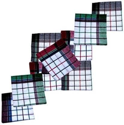 The Great Indian Store Highly Absorbent 100% Cotton Multipurpose Kitchen Napkin, Wraps for Chapatis, Roti Pack of 5 Unit