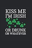  Quarantine St Patricks Day 2021 Dabbing Vaccinated Mask Design: 6x9 Notebook Logbook Dot Graph