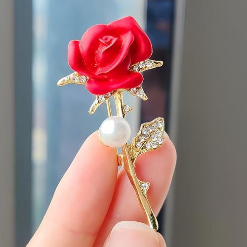 Image of Cameo Brooch Vintage Silver Tone Lady Portrait Brooch Pins for Women Victorian Jewelry Crystal Rhinestone Brooches for Hat Scarf Collar Lapel Handbags Shawls for Christmas