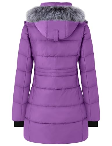 wantdo Women's Recycled Winter Coats Quilted Winter Jacket Warm Puffer Jacket Padded Parka2