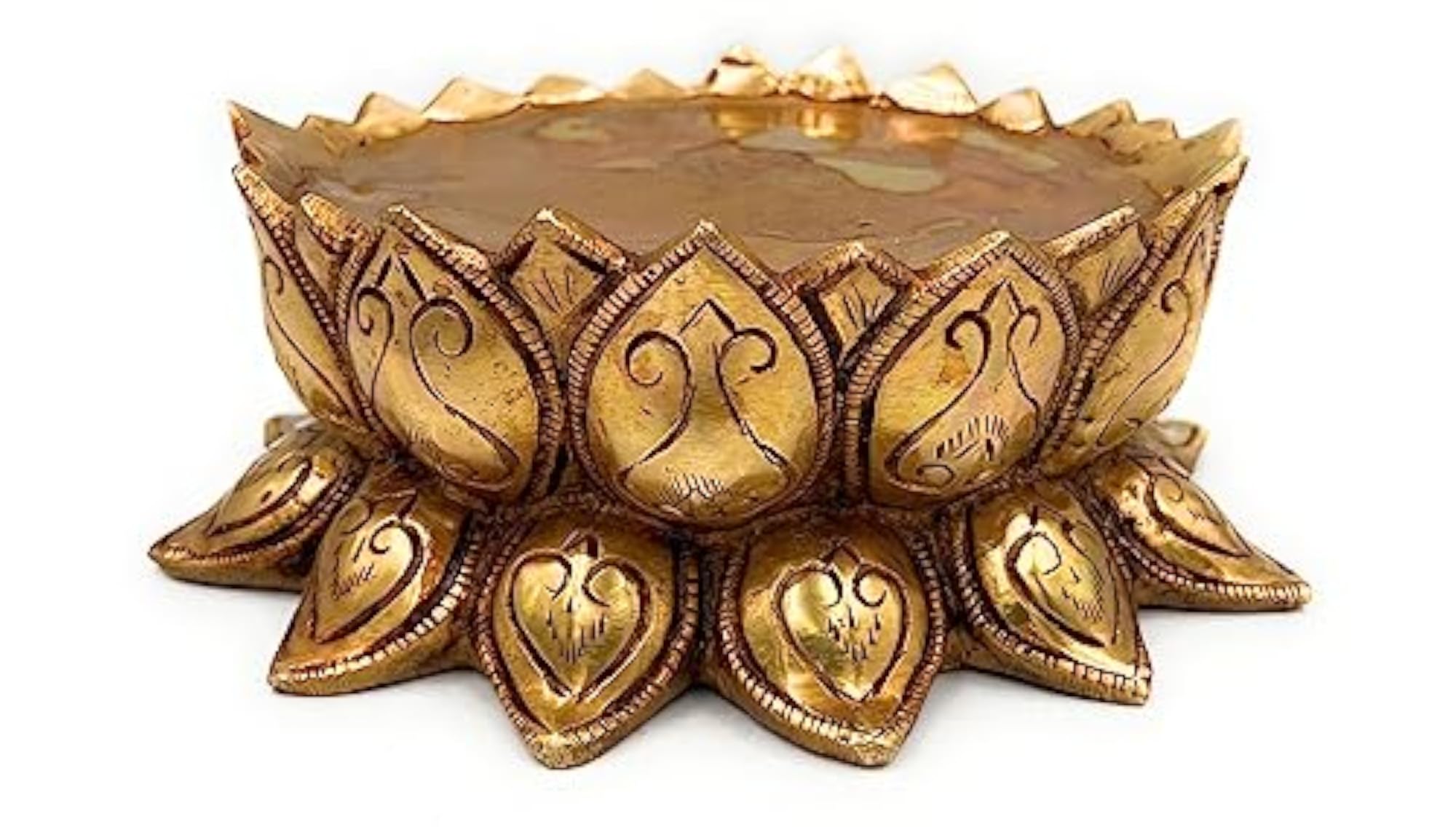 Brass Lotus Chowki Pooja Stand, Gift