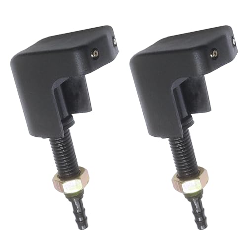 Pair of Front Car Windscreen Washer Jet Twin Nozzle Replacement Twin Jet Washer Nozzle LR034309 LR061677 AMR3025 Compatible with Land Rover Defender