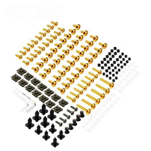Kit boulons carénage moto or pour restaurer et personnaliser votre MT-07 ou MT-09 au garage