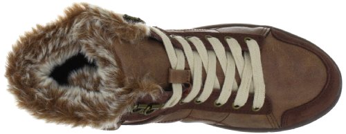 Skechers Women's Kicks Coolest Fashion Sneaker,Brown,7 M US