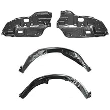 Parts N Go 2002-2006 Camry Fender Liner Pair with Undercover Splash Guard Set - 5144206020, 5144106030