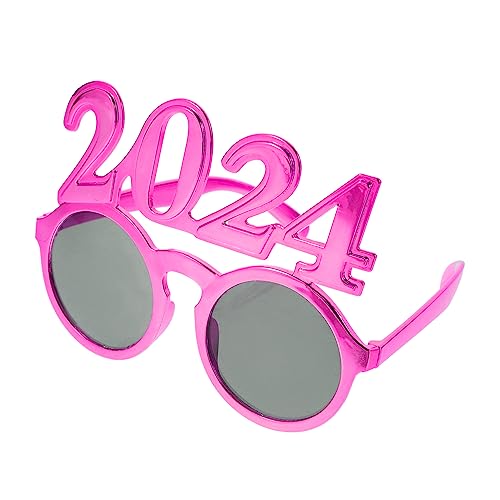 VOSAREA Crazy Sunglasses for Year Decoration Glow Party Glasses Novelty Eyewear