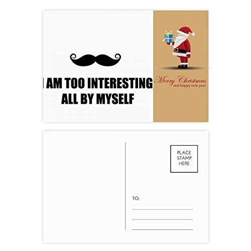 Cartes postales Père Noël Joking au ton trop intéressant et plein d'autodérision