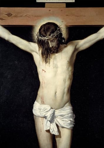 Tableaux Le Christ crucifié Velázquez 60x90cm pour bureau terne à sublimer