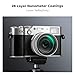 K&F CONCEPT Black Mist Diffusion 1/4 Filter(Silver Frame) Compatible with Fujifilm X100 Series, X100/X100F/X100S/X100T/X100V/X100VI, 28 Multi-Coatings HD Optical Glass Lens Filter
