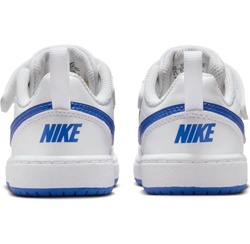 Nike Court Borough Low Recraft Baby/Toddler Shoes (DV5458-110, White/Hyper Royal) Size 72