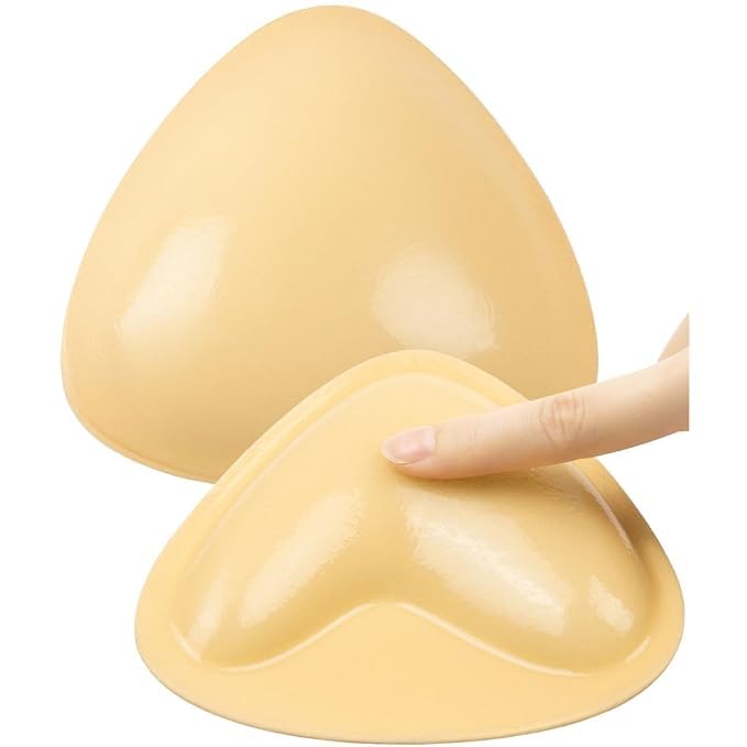 Silicone Triangle Bra Inserts Pads – Soft Push-Up Breast Enhancer Pads for Women, Reusable Invisible Bra Padding for Swimsuits, Sports Bras & Everyday Wear-image-40