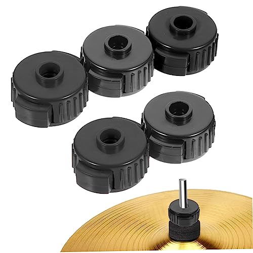 NULYLU Drum Cymbal Nuts Replacement Quick Assembly Cymbal Fixing Nuts Set of 5