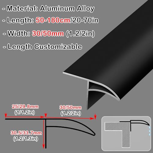 Profilé d'aluminium pour déflecteurs d'eau de pluie au design durable et épuré