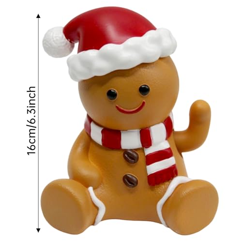 Décoration de Père Noël mobile : figurine interactive d'hiver pour jardin - 6