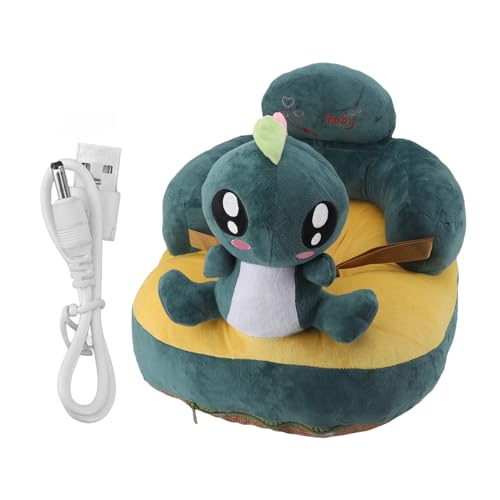 Lounger bébé électrique vert canapé de sol réglable en peluche salon