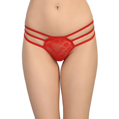 Image of MYZA Women's Polyester and Spandex g stringthong Brief Panty(Pack of 1)(RIOE-PN-13658)