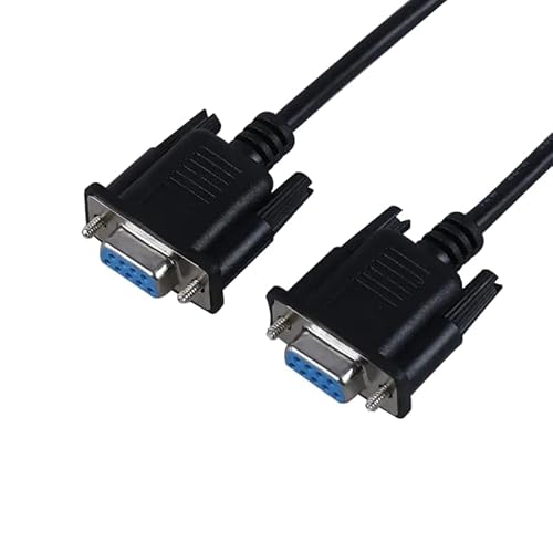 DB9�����P�[�u���ARS232 COM�|�[�g�P�[�u���A0.5m�A���X���烁�X�ւ�PLC�ւ̒��ڐڑ��B