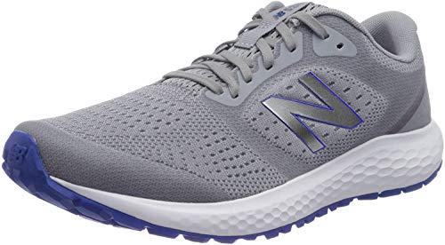 New Balance Men's 520 V6 Running Shoe, Gunmetal/Team Royal, 9 XW US