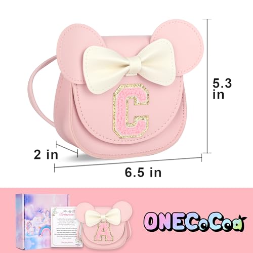 ONECOCOA Toddler Purse Gifts for Girls, Little Girl Purse Kids Wallet Crossbody Bag Mini Mouse Ears Birthday Gifts for 3-8 Year Old Girl (C, Pink) by ONECOCOA - Image 7