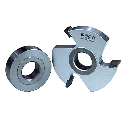 Infinity Cutting Tools Shaper Cutter Exterior Door Kit - Used to make exterior doors up to 1-3/4