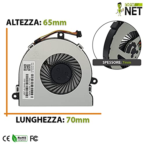 New net ® Replacement - Ventola CPU Fan