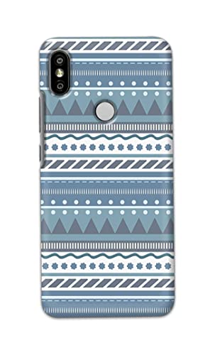 Image of Printed Hard Back Cover Case for Mi Redmi Y2 Back Cover (Seamless Geometric Tribal Pattern) -1803