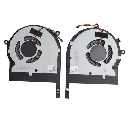 Yanmis Reemplazo de Ventilador de Refrigeración para Computadora Portátil para FX504 FX504GD FX504GE FX80GD, Ventilador Interno de CPU GPU de 4 Pines con Kit de Herramientas de Reparación,