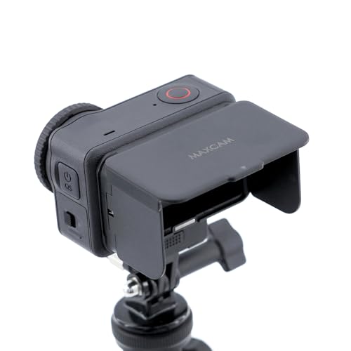 MAXCAM DJI Osmo Action 6�p �X�N���[�����C�z�����Ռ��t�[�h ���˖h�~�Eῌ��h�~�E�����΍� �܂肽���ݎ��X�N���[���ی�J�o�[ �A�N�Z�T���[