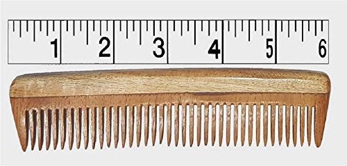 Image of Ekan 100% Natural Handmade Neem Wood Comb For Control Hair Fall For Men And Women Pack Of 1(4+5+6 Inch) (Neem wood Comb Model no -5)