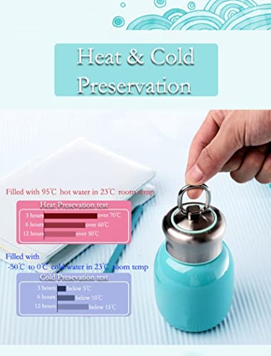 Mini-Thermosflasche, 200 ml, niedliche Wasserflasche, vakuumisolierte Edelstahl-Wasserflaschen, auslaufsicher - Image 4