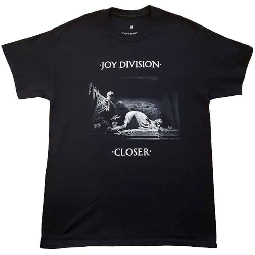 Joy Division T Shirt Classic Closer Band Logo Official Mens Black S