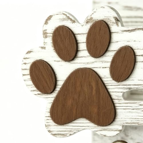 Bandeja de gancho para entryway con colgador de correas de perro 8