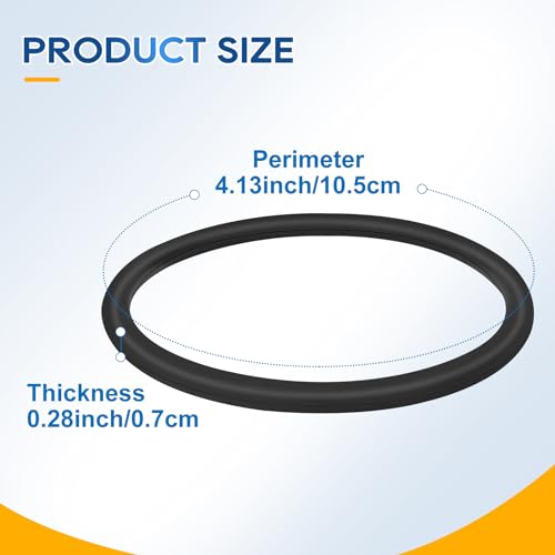 Image of Vacuum Belt, 20 Pack Belt 30563B Round Vacuum Cleaner Belts Upright Vacuum Belt Compatible with Sanitaire Eureka Vacuum Cleaner, Style RD, SC679K C2094 Belt