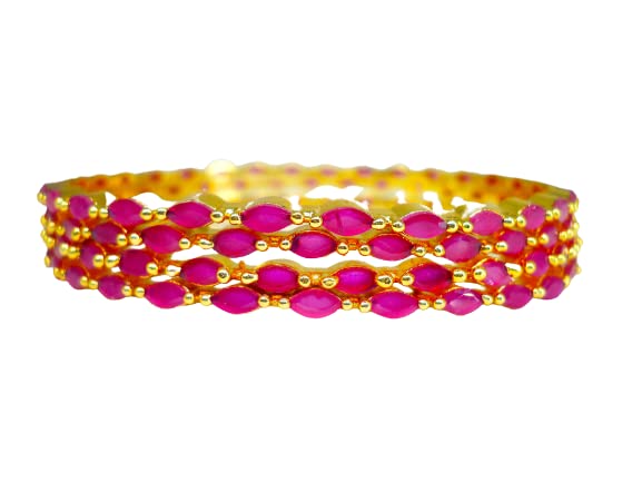 See full amazon price history chart for Adiras Fusion AD Ruby Pink Stones Bangles for Women and Girls. (2.4) Adiras Fusion AD Ruby Pink Stones Bangles for Women and Girls. (2.4) (B0BW6BWW62) Amazon Price History, Amazon Price Tracker