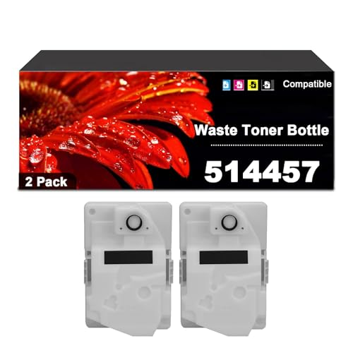 Bouteille de toner usagé 514457 compatible Ricoh P C200W et M C240FW, lot de 2
