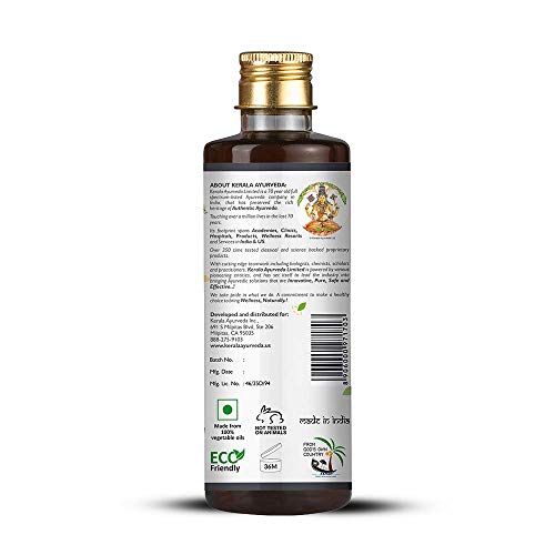 Kerala Ayurveda Eladi Keram | Ayurvedic Massage Oil for Body & Scalp | Daily Skin Nourishing Oil | Skin Rejuvenating Serum - 6.76 Fl Oz - Image 4