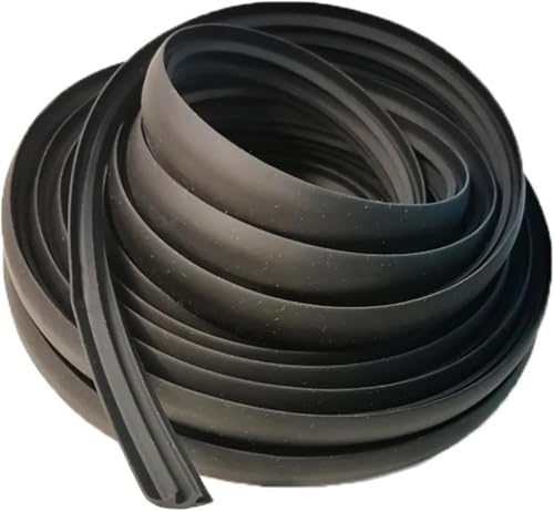 Image of 280cm Length Car Roof Rack Rubber Seal Strip, 23mm Width Universal Cross Bar Insert Rubber Gasket for Reducing Wind Noise and Anti Slip Protection