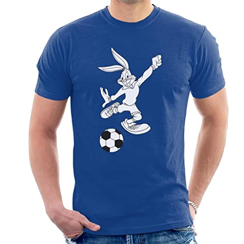 T-shirt Bugs Bunny homme Looney Tunes imprimé graphique football col rond All+Every
