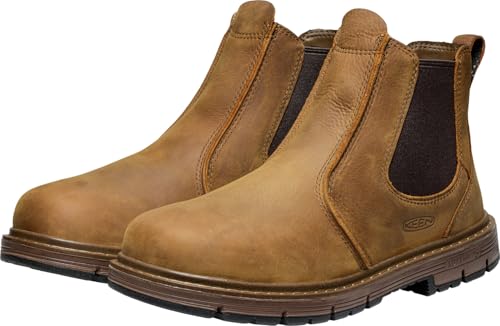 Image of KEEN Utility Men's San Jose Chelsea Soft Toe 90 Degree Heel Pull On Work Boots
