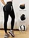 Athlemo Shapewear Compression Leggings Tummy Control High Waisted Body Shaper for Women Thigh Slimmer Butt Lifting Black XL