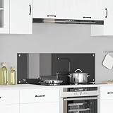 Genérico Rivestimento da Cucina Grigio Scuro 120 x 40 x 0,6 cm,Grigio,7.95kg,42001313