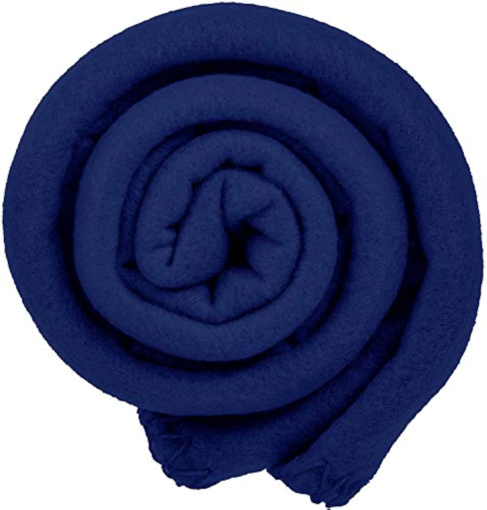 Soft Warm Fleece Blanket Throw for Single Bed, Blue