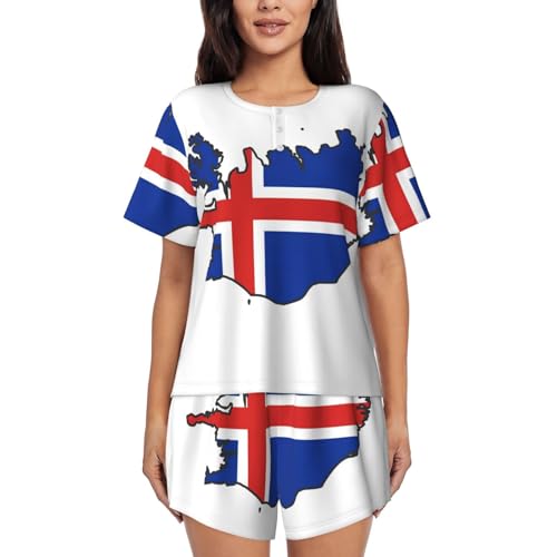 Pyjama Islande femme avec poches pour vos soirées cocooning et nuits d'été