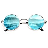 👍VERSTÄRKTESCHARNIERFEDERN. Wir nutzen Scharnierfedern um den Komfort während dem Tragen der Sonnenbrille zu verbessern, sodass die Arme besser auf Ihr Gesicht passen, ohne sich zu eng anzufühlen. Dimensionen: Linsenhöhe:51MM(2 Zoll)-- Linsenbreite:51MM(2 Zoll)-- Bügellänge:141MM(5.55 Zoll)-- Nasenbrücke:22MM(0.86 Zoll)-- Rahmenlänge:138MM(5.43 Zoll).