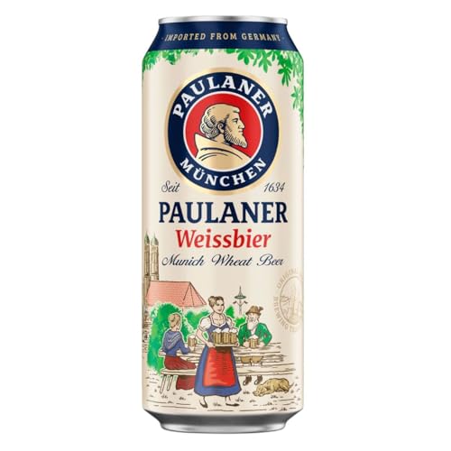 PAULANER Hefe-Weissbier Naturtrüb cerveza rubia de trigo alemana lata 50 cl