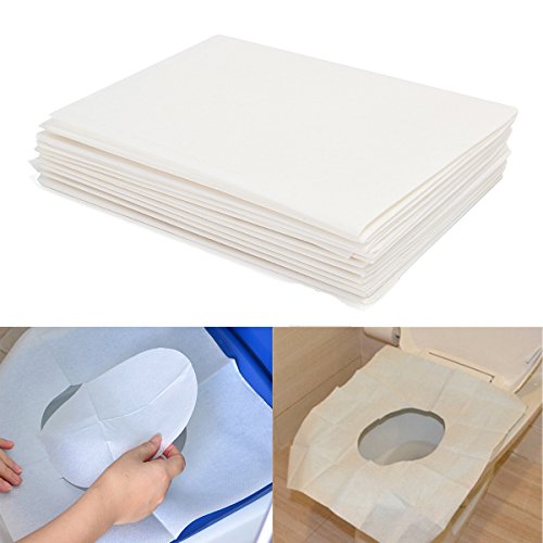 Preisvergleich Produktbild Tutoy 10Pcs Wc Sitzbezüge Papier Reise Biologisch Abbaubare Einweg Sanitär