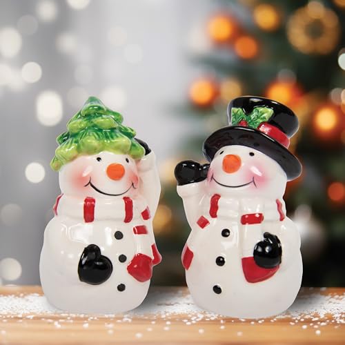 Lesser & Pavey Snowmen Salt & Pepper Shakers Set of 2 - Image 2