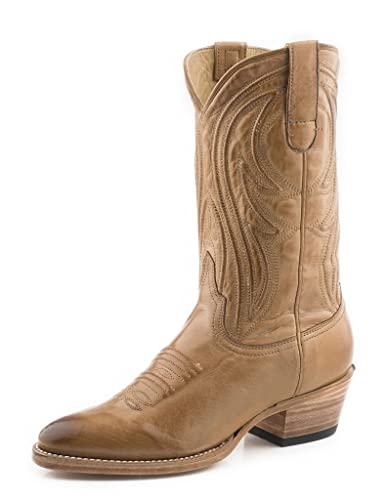 Stetson Women's Women'S Nora Western Boot Round Toe Brown 9 1/2 M US